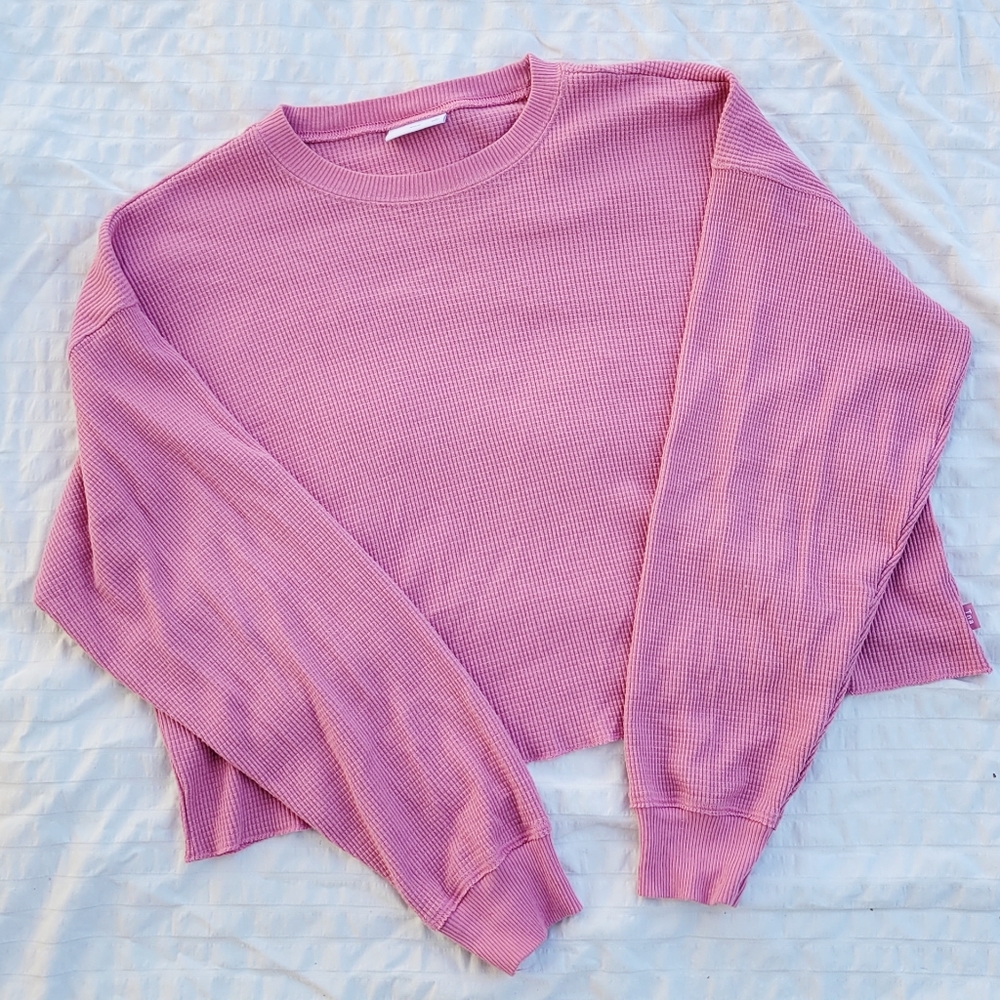 TNA Waffle Knit Lounge Shirt